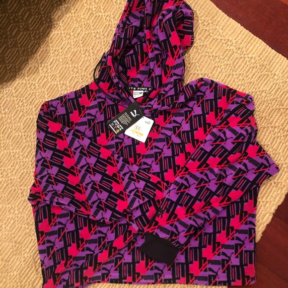NWT Puma XTG Fleece Hoodie Sweatshirt Small - Picture 6 of 6